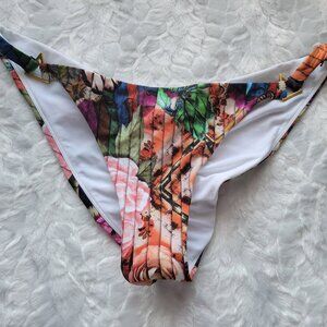 Swiminista x Christian Lacroix Floral Bikini Bottom Women's XL Wise NWT